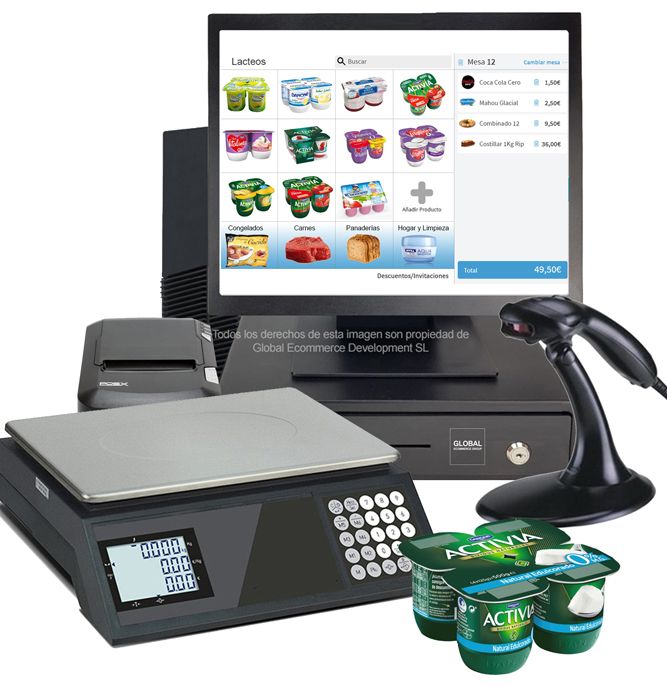 TPV TACTIL ALIMENTACION CON BALANZA
