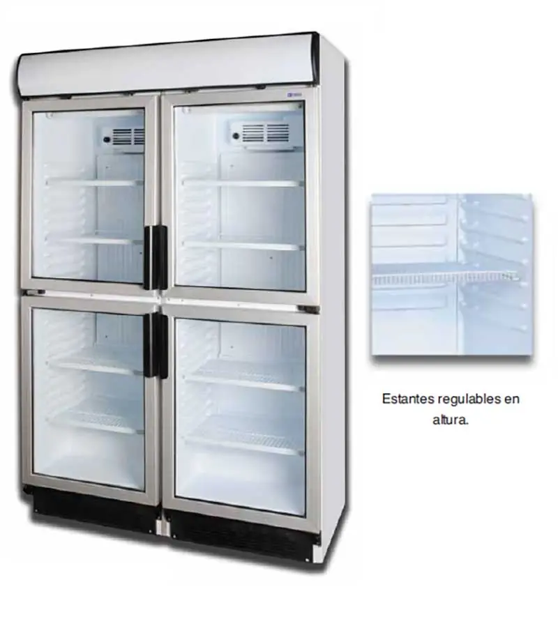 armario expositor vertical Difriho 748 DIKL 4D - Detalles principales