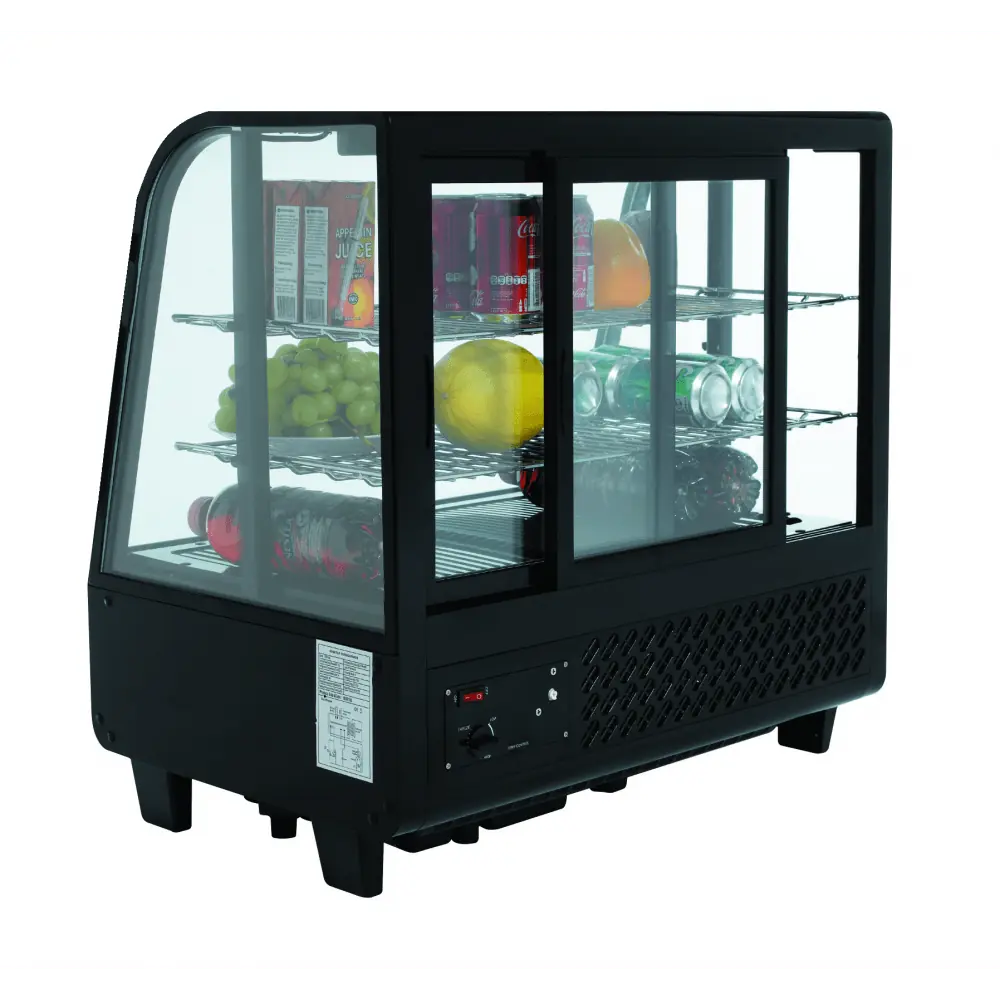 Vitrina sobremostrador refrigerada Aneto 120 Características