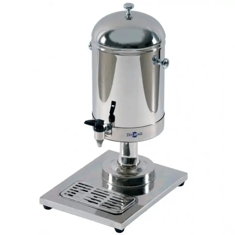 Dispensador de leche profesional de 7,5 litros en acero inoxidable
