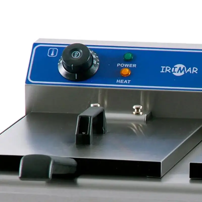 Freidora eléctrica de sobremesa doble 8,5 + 8,5 litros con grifo - Imagen 2