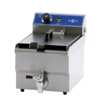 Freidora eléctrica profesional Irimar FRY-13 con grifo – 8,5 litros