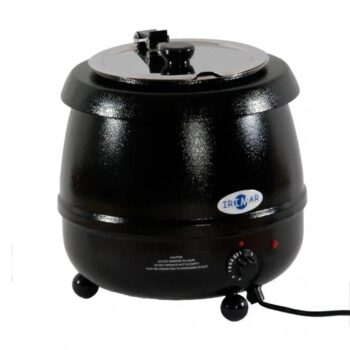 Olla de Sopa Caliente Irimar CS-L10N Negra – 10 Litros | Baño María Profesional