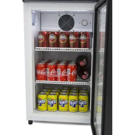Armario Expositor Refrigerado 80L Subcero Puerta de Vidrio de 470X465X955h - Imagen 3