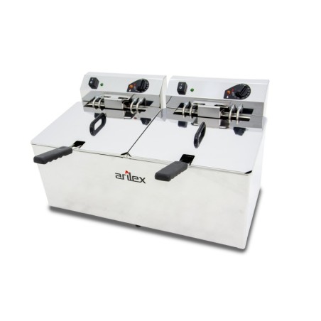 Freidora eléctrica evolution capacidad 12+12L, potencia 7,5+7,5 kw trifásica con contactor - Imagen 3