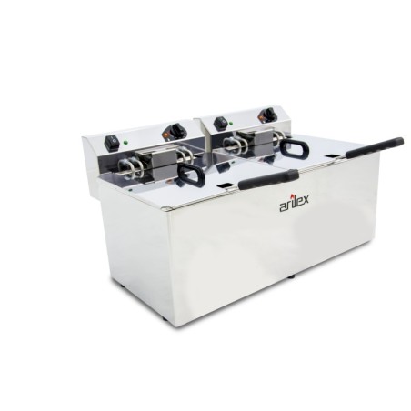 Freidora eléctrica evolution capacidad 12+12L, potencia 7,5+7,5 kw trifásica con contactor - Imagen 4