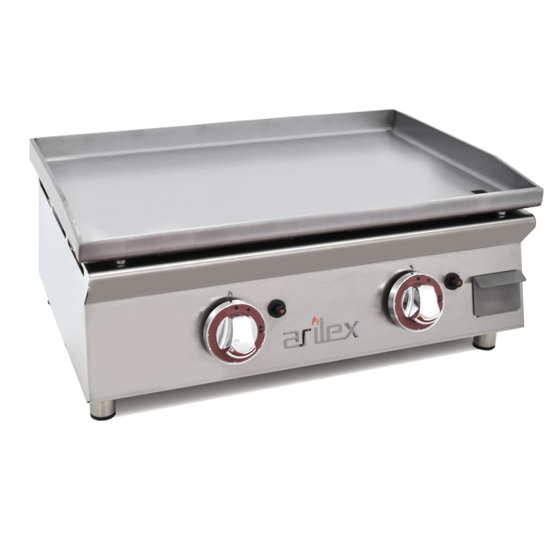 Plancha a gas 60 cm ARILEX en acero laminado de 6 mm 60 PGLN