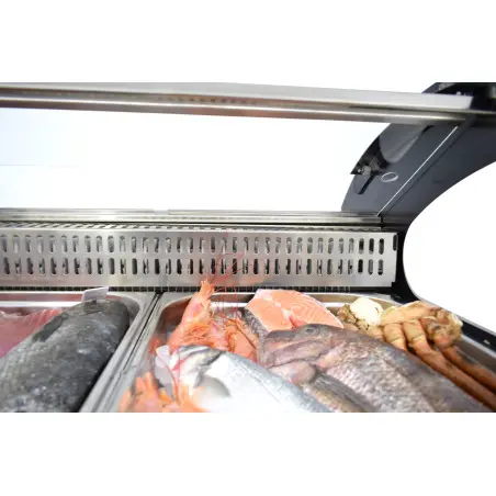 Vitrina Expositora para Pescado y Marisco | 3 Bandejas GN 1/1 - Imagen 2