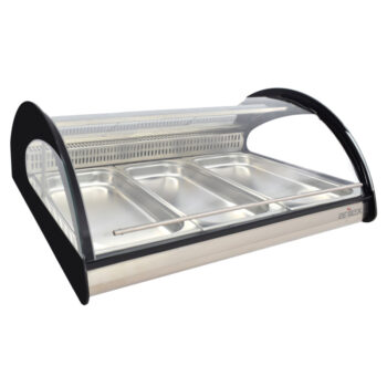 Vitrina Expositora para Pescado y Marisco | 3 Bandejas GN 1/1