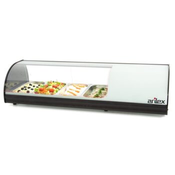 Vitrina Refrigerada de Tapas ARILEX Blanca | 4 Bandejas GN 1/3