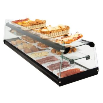 Vitrina expositora neutra ARILEX 1,80 metros de triple piso