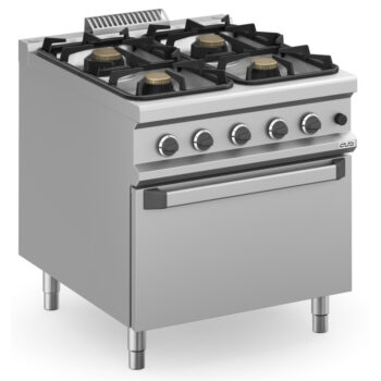 Cocina a Gas Magistra Plus 900 | 4 Fuegos (36 kW) + Horno a Gas Profesional