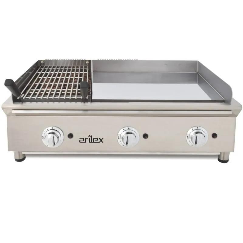Frytop a gas 65cm cromo duro + barbacoa 35cm