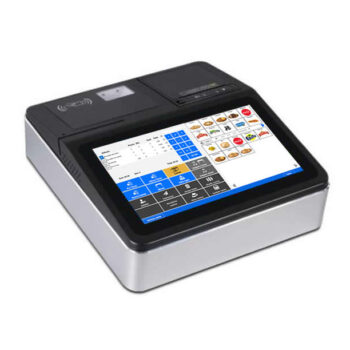 TPV táctil todo en uno 11,6” con impresora - compacto y fácil de transportar