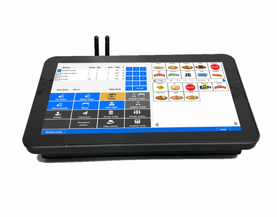 TPV táctil compacto modelo E4 – potencia profesional en el mínimo espacio - Imagen 2