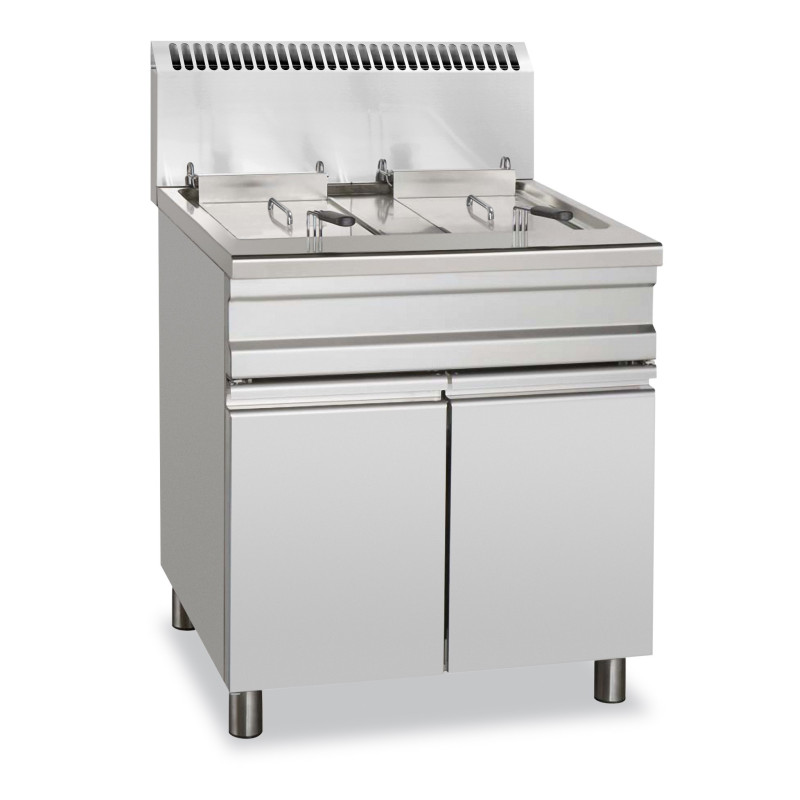 Freidora a Gas con Mueble 26 kW | GF15+15S STAND ALONE (14+14L)