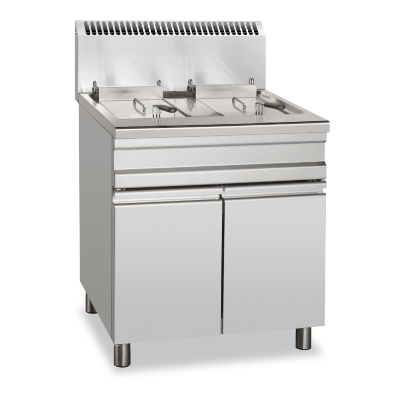 Freidora a Gas con Mueble 28 kW | GF25+25S STAND ALONE (18+18L)