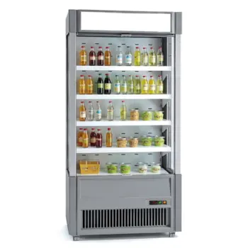 Mural refrigerado de fondo reducido de 92 cm y 520 litros