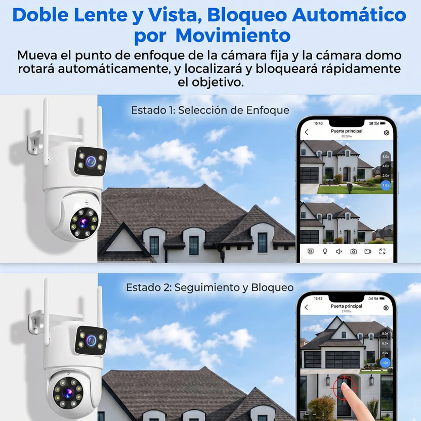 Cámara de seguridad solar para el hogar — Vigila tu casa desde cualquier lugar, sin cables y sin facturas de luz - Imagen 6