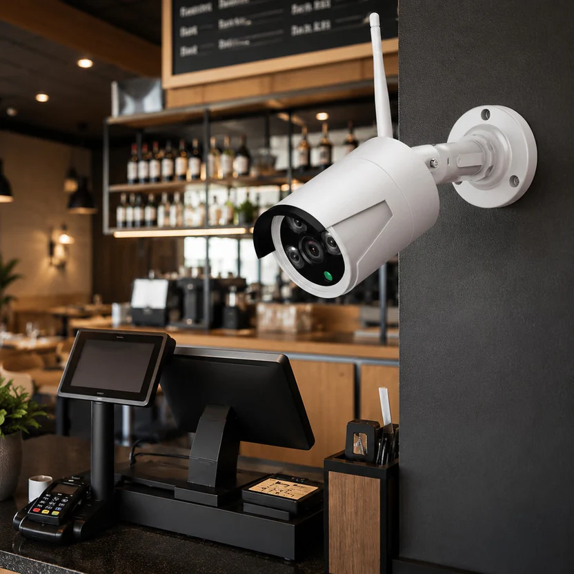 Cámara de seguridad WiFi 3MP para hostelería — Interior y exterior | Configuración incluida - Imagen 8