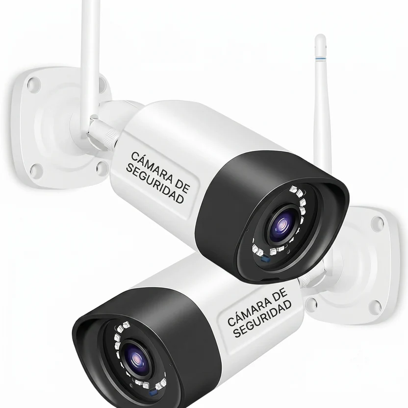 Cámara de seguridad exterior 5MP — Vigila tu casa en color, de día y de noche - Imagen 5