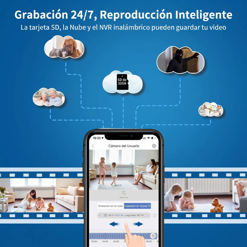 Cámara WiFi 5MP para Tiendas y Supermercados | Configurada + APP + Documentación Incluidas - Imagen 6