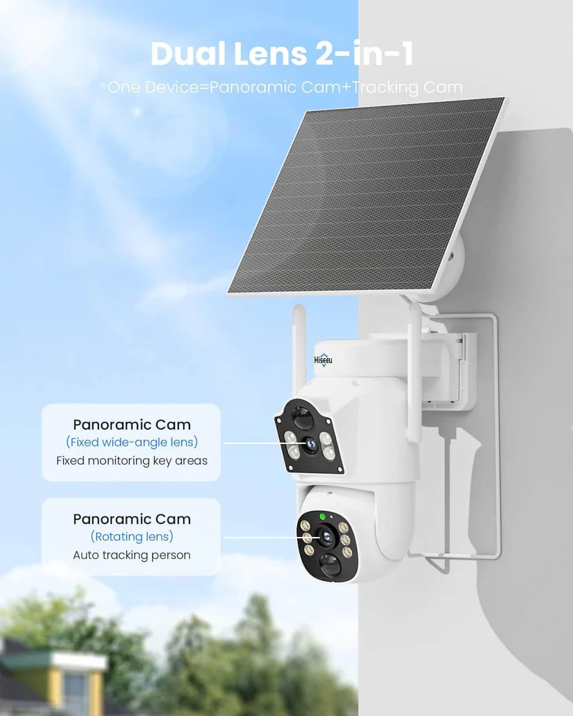 Cámara de seguridad solar para el hogar — Vigila tu casa desde cualquier lugar, sin cables y sin facturas de luz - Imagen 4