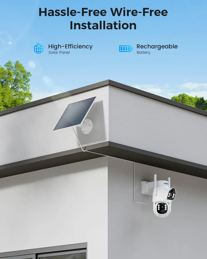 Cámara de seguridad solar para el hogar — Vigila tu casa desde cualquier lugar, sin cables y sin facturas de luz - Imagen 3