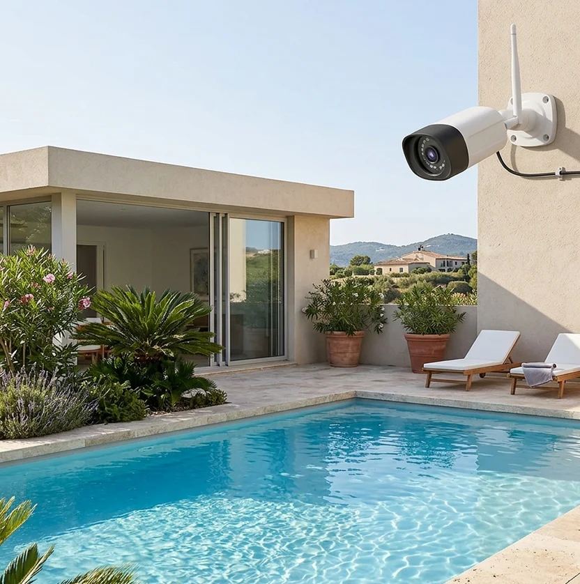 Cámara de seguridad exterior 5MP — Vigila tu casa en color, de día y de noche - Imagen 9
