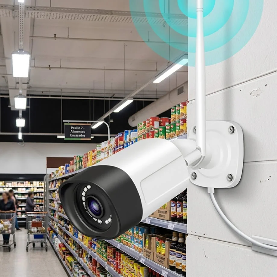 Cámara WiFi 5MP para Tiendas y Supermercados | Configurada + APP + Documentación Incluidas - Imagen 2
