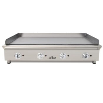 Frytop a gas ARILEX 130 cm | Placa lisa de acero rectificado de 15 mm | 130FRYGRN