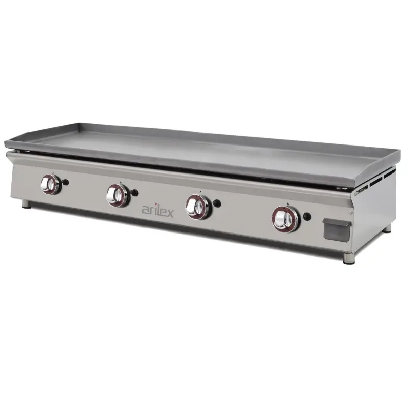 Plancha a gas ARILEX 120 cm, acero laminado de 6 mm