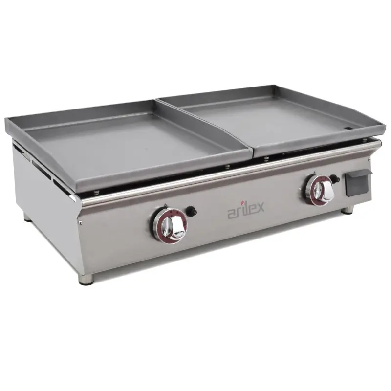 Plancha a gas ARILEX serie DUO 40 laminado + 40 laminado