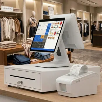 TPV profesional de doble pantalla táctil para comercios y hostelería