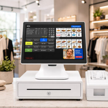 TPV Premium Todo en Uno — Diseño elegante en blanco o negro