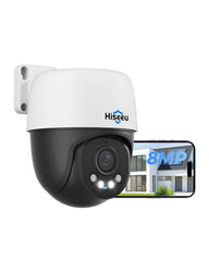 Cámara Hiseeu PoE PTZ 8 MP YHD98-P