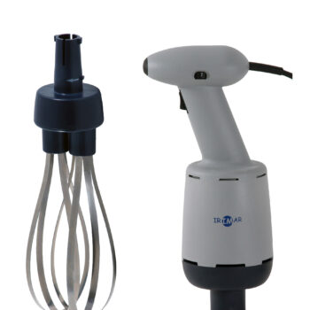 Batidor de varillas de brazo desmontable de 240 mm y 350 W
