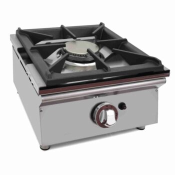 Cocina a gas de sobremesa de 1 fuego de 5,8 kW y 40 cm de ancho