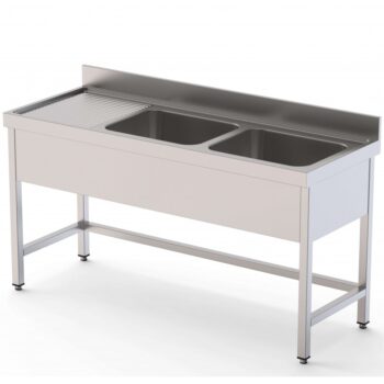 Fregadero industrial de 1 cuba con mueble
