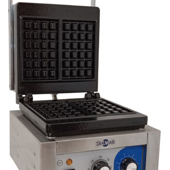 Gofrera profesional de placa rectangular de 220 x 170 mm y 2.000 W
