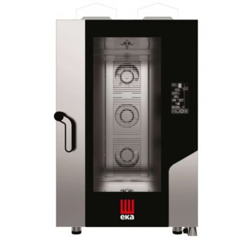 Horno de convección a gas de 11 bandejas GN 1/1 con panel electrónico y 100 recetas