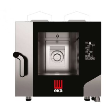 Horno de convección a gas de 5 bandejas GN 1/1 con panel electrónico