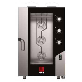 Horno de convección a gas de 11 bandejas GN 1/1 con vapor directo