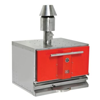 Horno de brasa de carbón con parrilla de 560 x 524 mm