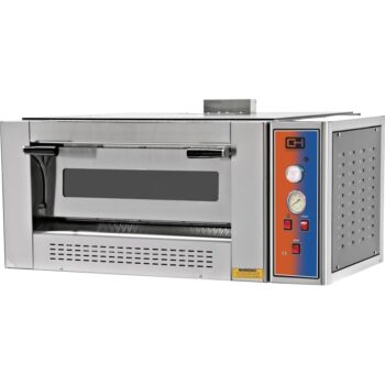 Horno de pizza a gas de 6 pizzas de 30 cm de diámetro