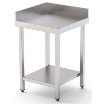 Mesa angular de trabajo de acero inoxidable