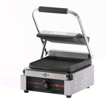 Plancha grill ranurada eléctrica 22 cm