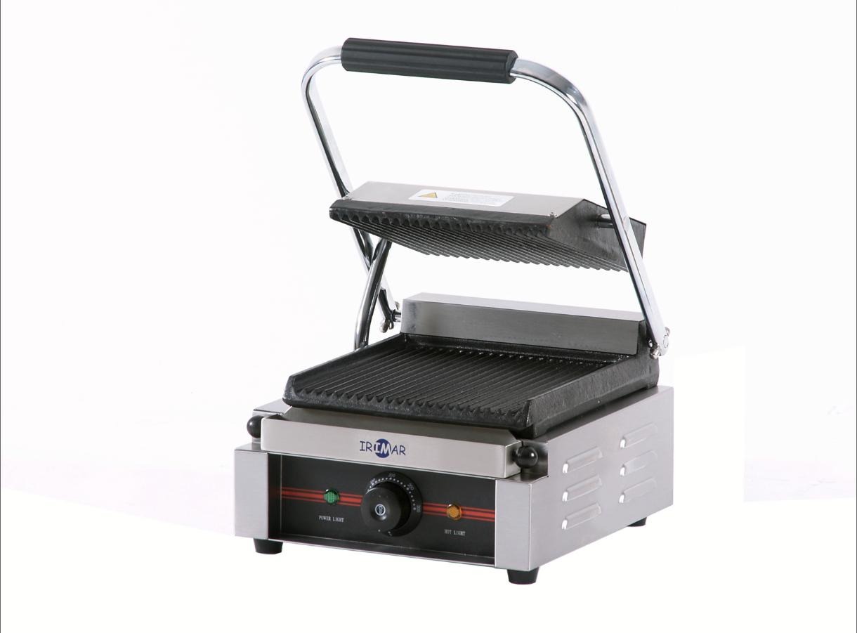 Plancha grill ranurada eléctrica 22 cm - Imagen 2