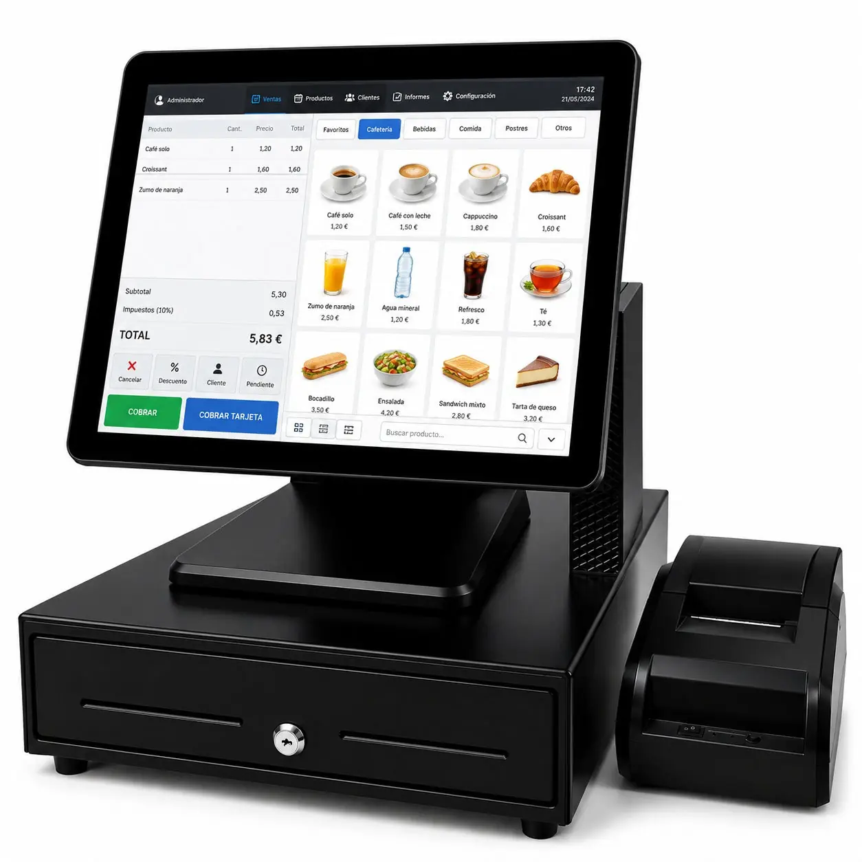 TPV Táctil Completo para Hostelería, Comercio y Alimentación