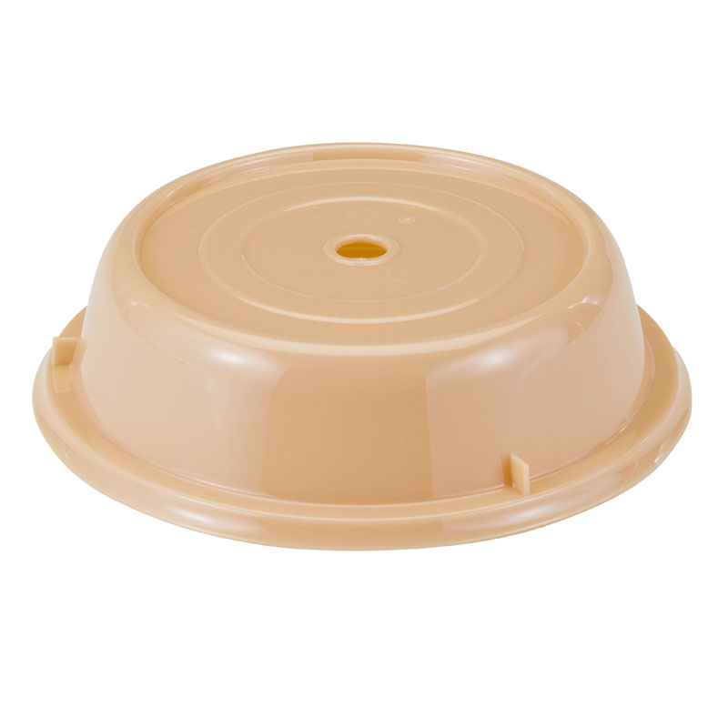 Cubreplatos redondo Cambro Camwear de policarbonato, Ø 27,5 cm beige